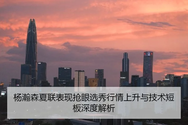 杨瀚森夏联表现抢眼选秀行情上升与技术短板深度解析